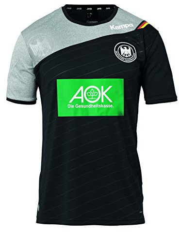Kempa Herren Dhb 17/18 Auswärtsshirt, schwarz, 128
