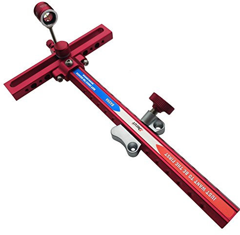 SHARROW Bogenvisier für Recurvebögen Bogen Visier Bow Sight Bogen Anblick Jagdvisier für Bogensport Zubehör (Rot)