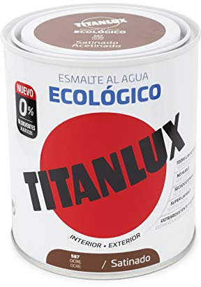 Titanlux Ecológico Esmalte al agua mulisuperficie Satinado Ocre 250 ml
