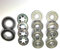 EcoBio Roulements à Bille Set pour: Roues Avant, essieux Avant et Arbre de Broche de Moteur - Kit de réparation pour: Husqvarna AUTOMOWER - 310 315 315X (pour Le modèle: 315x Année: 2018-2019)