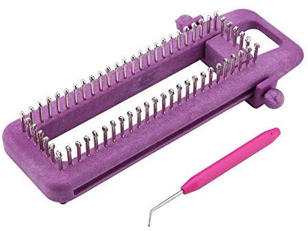 Einstellbare Socke Webstuhl, Strickmaschinen Set Kit Strickbrett Handwerk Garn Kit DIY Tool Weave Tool Modell für Socken Schal Mütze