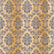 Neobarock Tapete gold blau grau | Wohnzimmer und Esszimmer Vliestapete mit Ornamenten | Goldene Barock Wandtapete mit Vinyl
