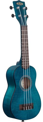 KALA KA-SEMB - Blue Exotic Mahogany Soprano Ukulele, with Bag (UB-S)