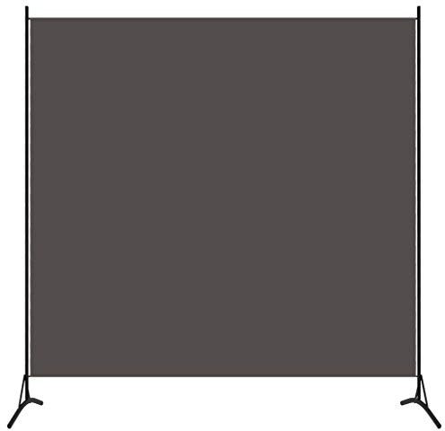 Tidyard Raumteiler Paravent Trennwand Paravent Umkleide Sichtschutz Spanische Wand Raumtrenner 175 x 180 cm Anthrazit