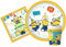 Isola Party Kit Festa di Compleanno Minions per 24 Persone Eco-Friendly (24 Piatti ⌀ 23 cm, 24 Bicchieri 250 ml, 32 Tovaglioli 33x33 cm)