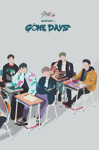 Stray Kids SKZ Kpop Boygroup Notebook Lined Pages 50 (6 x 9 inches) A5