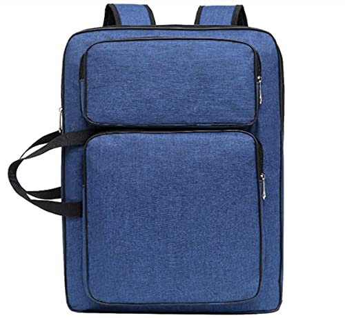 Zeichentasche A3 Transporttasche für Zeichenplatten 46x34cm Zeichenplattentasche Wasserdicht Zeichenmappe Kinder Künstlermappe 8K Zeichenbrett Transportmappe Verstellbar Tragetasche Künstler Malerei