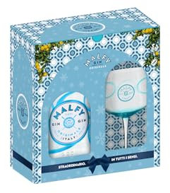 Malfy Gin Originale, confezione regalo con iconico bicchiere in omaggio, 70 CL, vol 41%