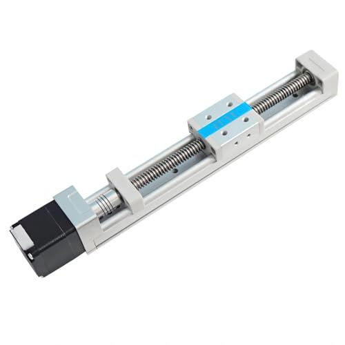 FUYU FSK30J Mini Guida Lineare Vite A Sfera Attuatore Lineare Slitta Lineare Piccolo CNC Motorizzato Nema 11 Motore Passo-passo 200mm Corsa