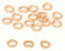 NaturSchatulle Biegeringe 925 Silber 18K Rosegold Ø 3-10mm Binderinge I 3 Stück Spaltringe Verbindungsringe Ösen Basteln DIY Schmuckherstellung Nickelfrei (3mm)