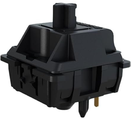 GUYEKS Gateron Oil King Axis Pre Lubricated 5-inch Linear Mechanical Switches, 108PCS, Black