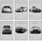 Auto-Poster, Leinwand, Wandkunst, modern, klassisch, Supercar-Druck-Set, 911 Lamborghini C63 G63 AMG, Sportwagen-Poster für Männerhöhle, Jungenzimmer, Ästhetik, Wanddekoration