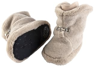 Sterntaler Babystiefel aus Microfleece, Unisex - Baby Schuhe mit rutschfester Sohle und Kordelstopper