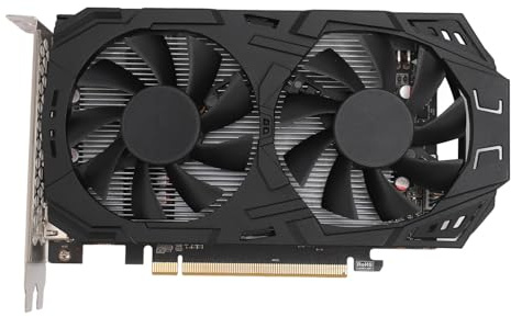 Tosuny RX560XT Grafikkarte, 8 GB GDDR5 256 Bit 1206/6000 MHz PCIE 3.0 Gaming Grafikkarte, GPU Grafikkarte mit Zwei Lüftern, Unterstützt DirectX 12, HDMI Ausgang, für Büro und Gaming