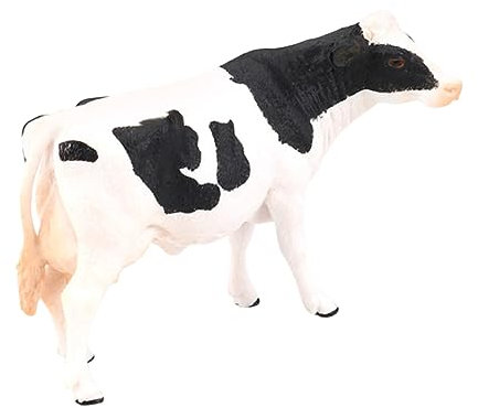 UPKOCH Juguetes De Vaca Lechera Simulada Accesorio Fotografico Modelo De Vaca Adornos Educativos