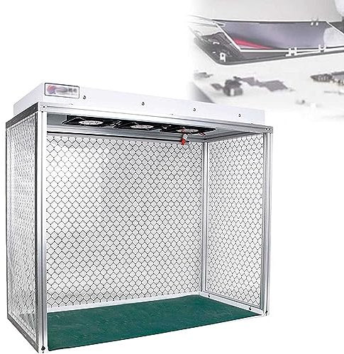 ZJFJMBD Filter-Laminar-Flow-Abzugshauben-Lüfter-Filtereinheit – DREI Lüfter, Luftstrom-Reinigungsbank für Telefon-LCD-Reparatur – staubfreie Raum-Werkstatt-Einrichtung