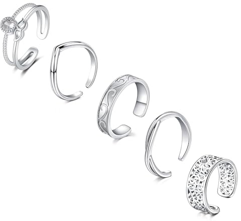 Briana Williams Zehenringe Einstellbare Offene Knöchel Finger Fuß Knoten Gelenk Ring Schwanzring Vintage Frauen Damen