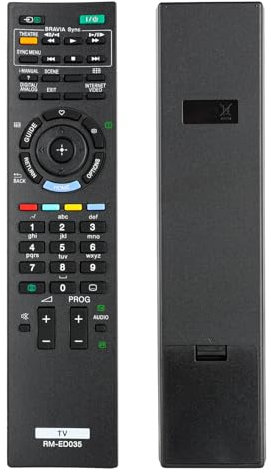 RM-ED035 Mando a Distancia Compatible con Sony LCD TV KDL-22EX302 KDL-26EX301 KDL-26EX302 KDL-32EX301 KDL-32EX302 KDL-32EX401 KDL-32EX402 KDL-32EX403 KDL-32EX500 Sustitución Controlador