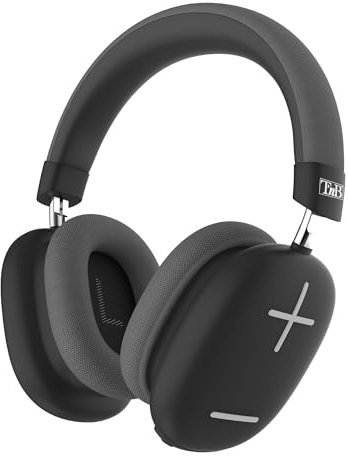 T’NB Bounce Max - Casque sans Fil Circum-aural Nouvelle Version, Confortable et Englobant, avec Connexion Bluetooth, Son Stéréo avec Micro Intégré, Autonomie Jusqu’à 50 Heures – Bleu