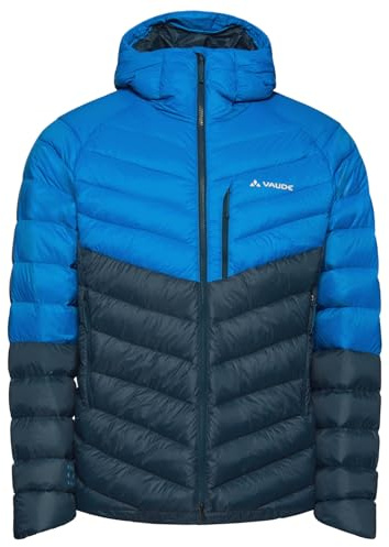 VAUDE Herren Daunenjacke Monviso Down Hooded Jacket, Hochleistungsdaunenjacke, sehr leicht, exzellente Wärmeleistung, atmungsaktiv