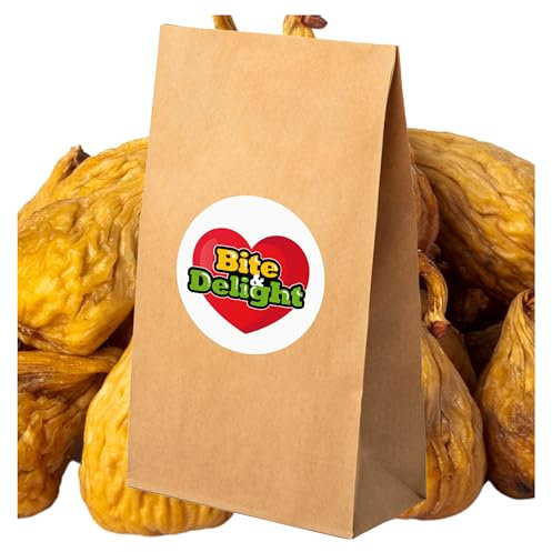 Bite & Delight 5kg Fichi Secchi Morbidi dalla Spagna – Frutta Secca Sana con Poco Zucchero, Ricca di Nutrienti, Ideale per Dessert e Muesli