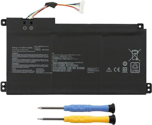 11.55V 42Wh/3550mAh B31N1912 Laptop Battery Compatible with ASUS VivoBook Go 14 15 E410KA E410MA E510KA E510MA L410MA L510MA