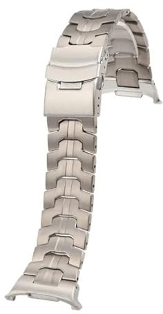 HECHENBAO Kompatibel mit der Uhr Ultra Smartwatch mit Metallarmband for Männer, lückenlose Uhrenkette, geeignet for den täglichen Gebrauch(Titanium color)