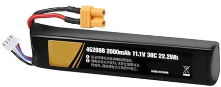 3S Akku 11,1 V 30 C 2000 mAh Hardcase mit XT30-Anschluss für ferngesteuerte Autos, LKWs und Fahrzeuge