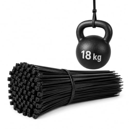 Kabelbinder Schwarz UV Beständig Wetterfest 4,8 mm x 250mm (100) | UV Beständig