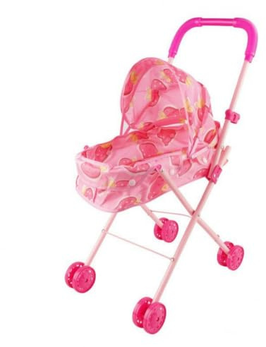 Milageto Puppenbuggy klappbar Puppenwagen kompakt Puppensportwagen für