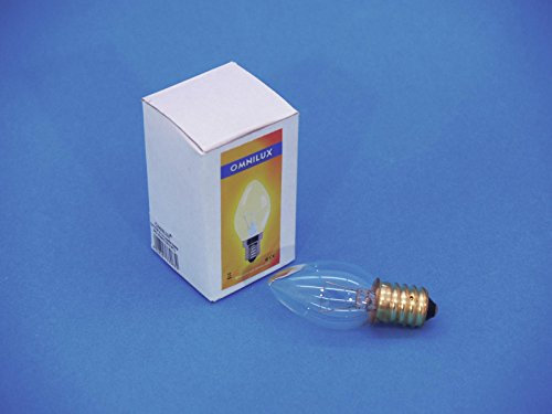 OMNILUX 12V/5W E-14 Kerzenlampe | Speziallampe für 12 V Gleichspannung