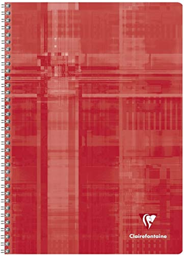 Clairefontaine 8731C - One Spiral Notebook - Dimensions: 17 cm x 22 cm - 120 Seyes Ruled Pages - White Paper 90 g - Laminated Card Cover - Random Colours