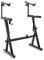 Pyle Heavy-Duty Z Style Music Stand, Multi-Functional Piano Stands, Electric Keyboard Piano, Portable 2nd Tier, Adjustable Height & Width, Digital Keyboard Stand, for Musicians/Studio, w/ Rack Case