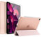 ProCase Coque pour Air 5 2022/Air 4 2020 + Verre Trempé, iPad 10.9 Pouces, Housse Étui de Protection avec Flim d’écran -Rose