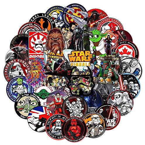 100 Stück Laptop-Aufkleber von Star Wars, Vinyl, wasserdichte Aufkleber für Autos, Stoßstange, Fahrrad, Motorrad, Computer, Skateboard, harte Hut, Wasserflasche, Raumwand, Geschenk für Jungen, Mädchen