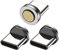 VAFOTON PD - Cavo adattatore per cavo di ricarica super veloce, 100 W, confezione da 3, connettore magnetico super veloce a 9 pin, con spina rotante a 360°, per tipo C/Samsung S22 S21/laptop/tablet