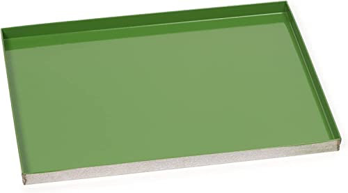 Bandeja de horno 40 x 30 chapa aluminizada antiadherente recubrimiento Resifood borde 2 cm para pasteles, galletas y bollería | Silicon-Tech