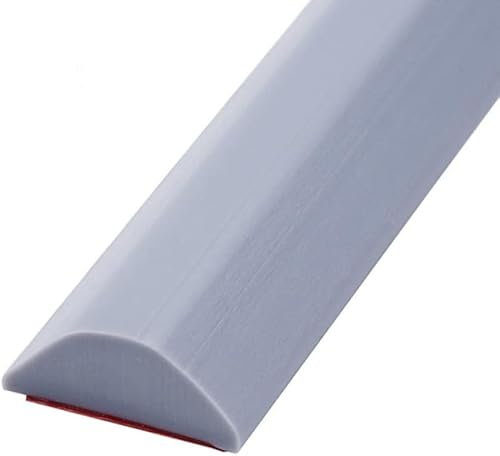 Seuils de douche, barrières de douche, bandes étanches, autocollantes, pour séparer l'eau et la maintenir à l'intérieur du seuil. (105CM,Gris)