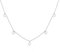 Mary & Jules Halskette Damen 925 Sterlingsilber, aus recyceltem Silber, Kette mit Plättchen, Choker Kette, Coin Kette für Frauen Mädchen, Silberkette Damen