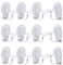 Beebeecraft 1 Box Mit 20 Stück Ohrring Clips Sterlingsilber Ohrclips Nicht Durchbohrte Ohrringe Mit Schlaufe Und 20 Stück Ohrring Pads Für Die DIY Ohrringherstellung Loch 1.6 mm