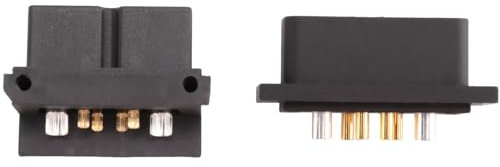 Qyrugcxs 1Pair Lithium Battery Box Power Discharge Connector 6 Pins Male Plug and Female Plug,E-Bike Parts Power Plug for Hailong