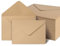 AiQlnu 100 Stück Briefumschläge, 80g/m² Kraftpapier Briefumschläge aus Braunem Vintage 12.5x17.5CM, für Geburtstagskarten, Hochzeitseinladungen, Einladungen, Weihnachtskarten
