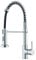 Kitchen Sink Mixer Tap, Galvanised Kitchen Mixer Tap with Pull-Down Spray, High arc, Swivelling 360°, Brass