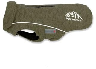 WOLTERS Fleecejacke Dogz-Wear, Größe:36 cm, Farbe:Olive meliert