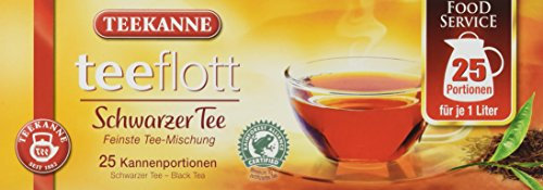 Teekanne Teeflott Schwarzer Tee (Teebeutel), 2er Pack (2 x 138 g)