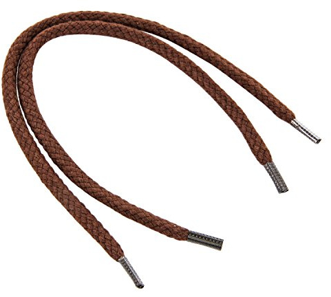 REMA 1 Paar Schnürsenkel Dunkelbraun - rund - Kordel - Ø 3,0 mm von 80 cm - 300 cm (110 cm)