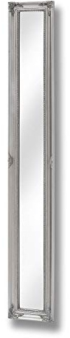 Hill 1975 Baroque Slimline Antique Silver Full Length Mirror