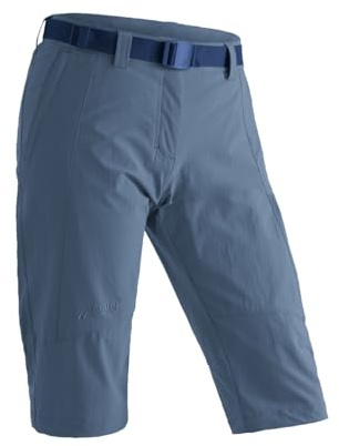 Maier Sports Kluane, Kurze Damen Wanderhose, Wasserabweisende Hose
