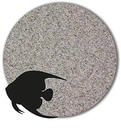 Anbobo Aquagran - Aquarium Sand/Aquarium Kies - 25 KG - 0,4-0,8mm - hellgrau