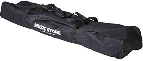 MUSIC STORE Speaker Stand Bag, Tasche für 2 Stative, Hochwertiges, Reißfestes Nylon, Einfacher Transport und Aufbewahrung von Lautsprecherständern, Rok Tex Oberfläche, Integrierte Tragegriffe, 1070 x